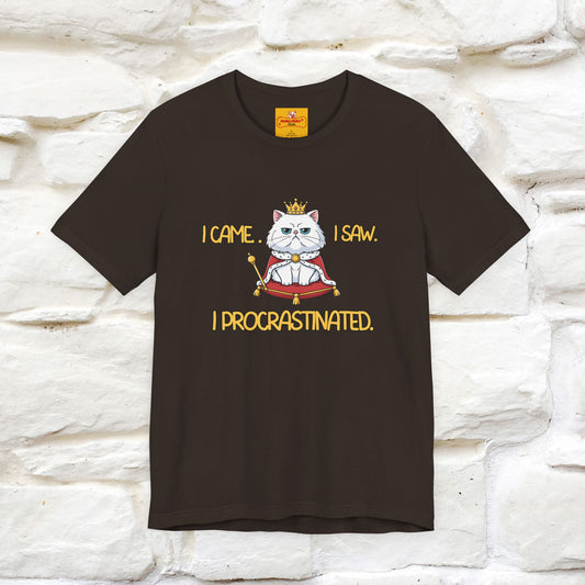 ''“I came. I saw. I procrastinated.''| Funny T-Shirt | Nunu&Miao Studio