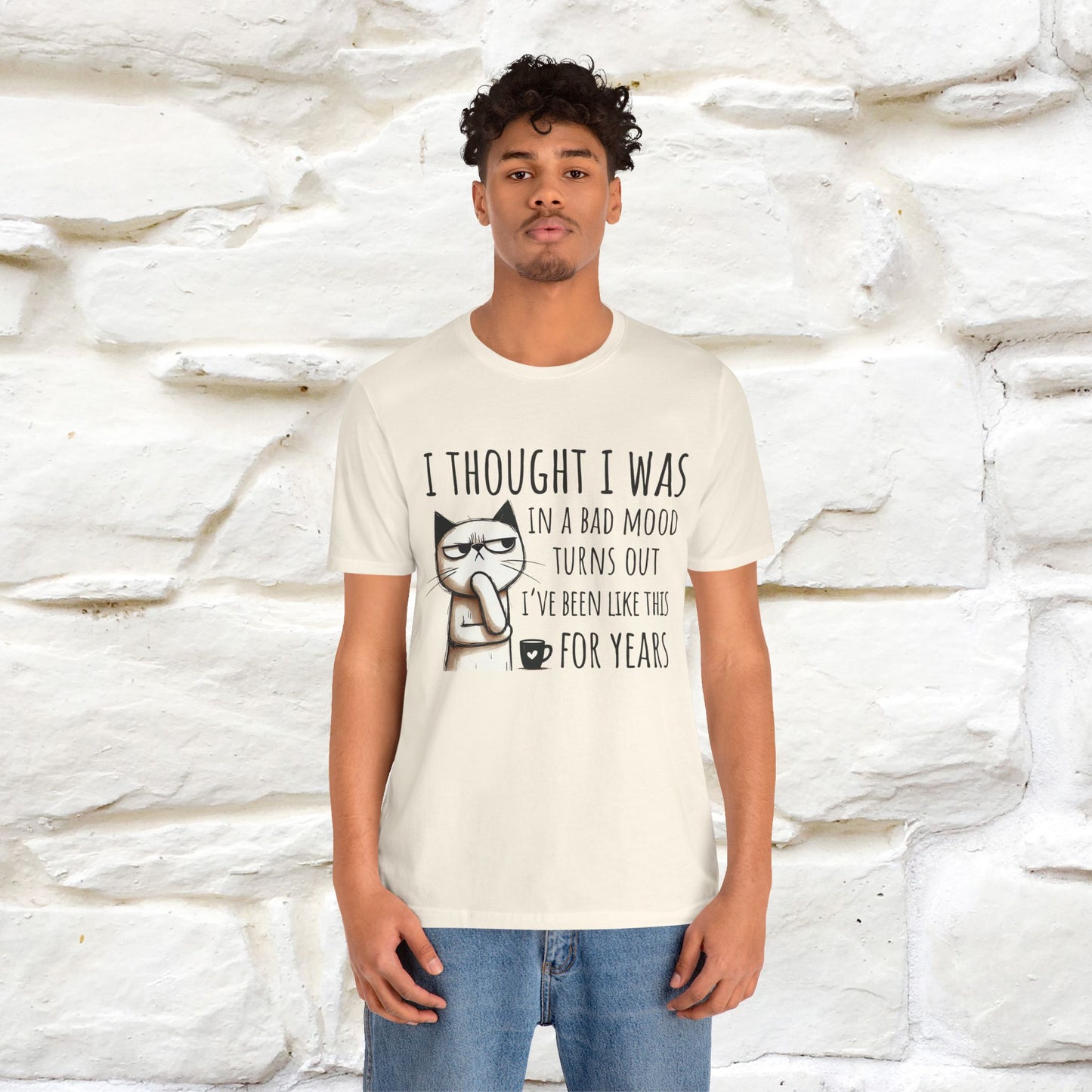 "I Thought I was In A Bad Mood.. " Cat  T-shirt |Nunu&Miao Studio - Nunu&Miao Studio
