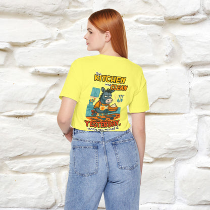 "The Kitchen Was Clean... " |Funny T-Shirt | Nunu&Miao Studio - Nunu&Miao Studio