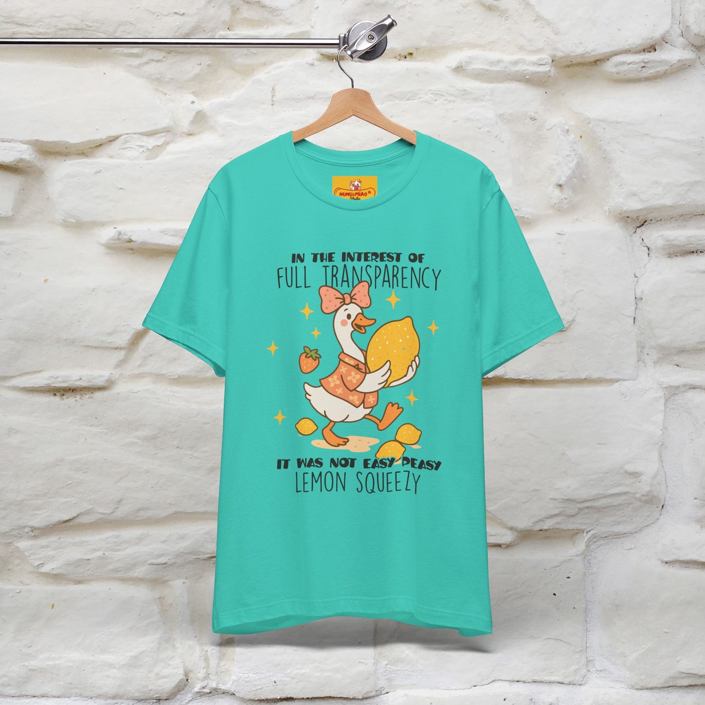 "It Was Not Easy Peasy" Funny T-shirt |Nunu&Miao Studio - Nunu&Miao Studio