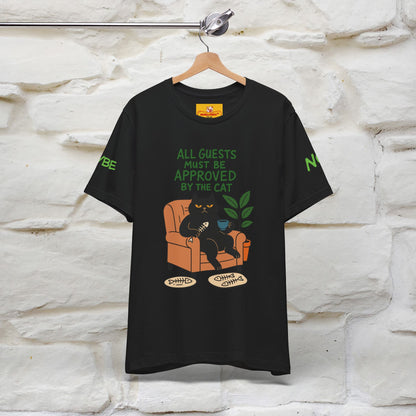 "All Guest Must Be Approved By The Cat - NO,MAYBE" Cat T-shirt |Nunu&Miao Studio - Nunu&Miao Studio