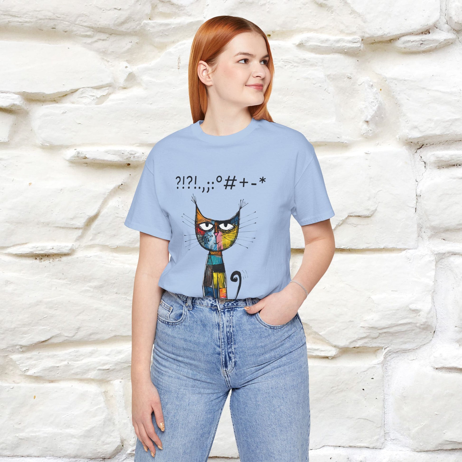 "Enigma" Cat T-shirt |Nunu&Miao Studio - Nunu&Miao Studio