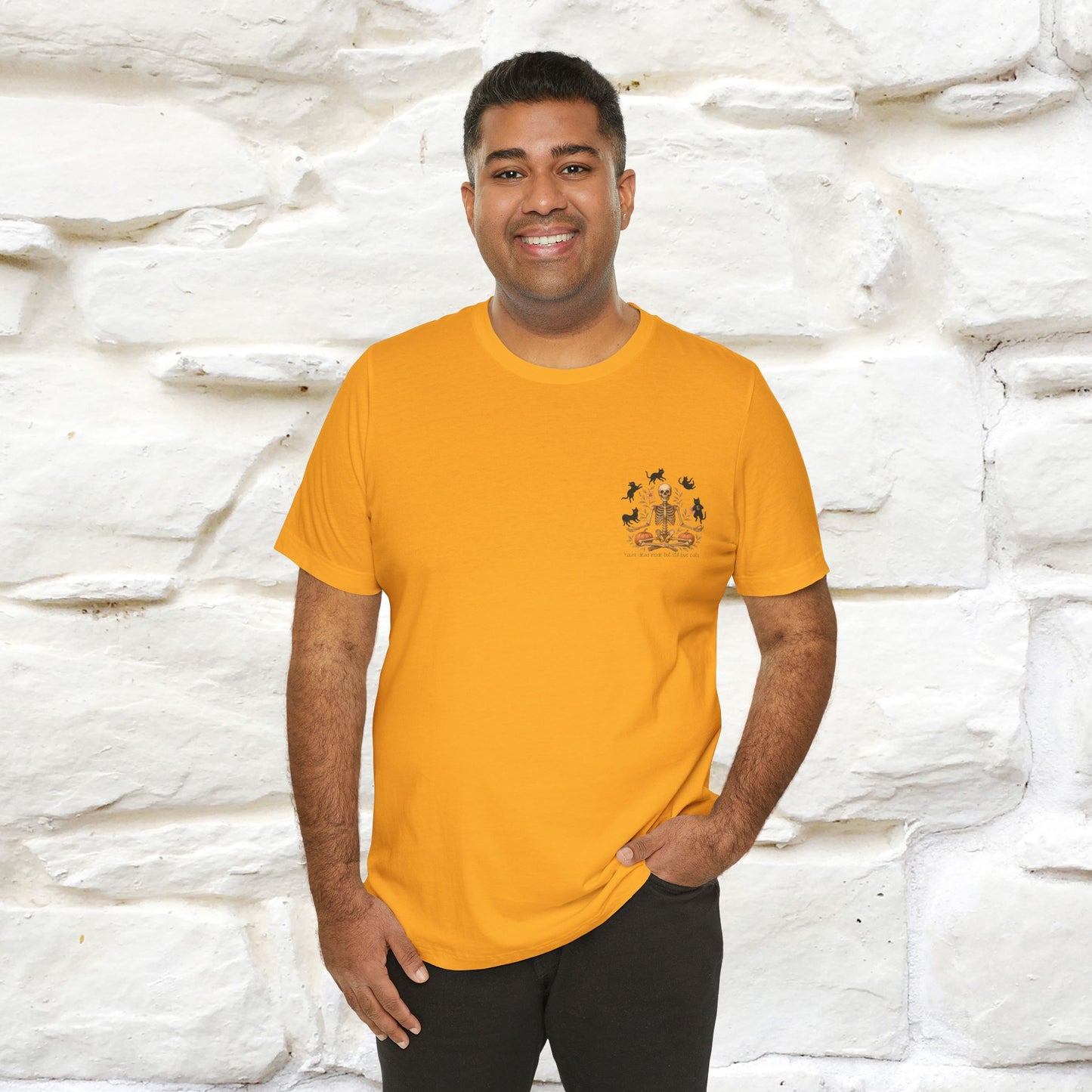 "You're Dead Inside But Still Love Cats " Halloween Cat T-shirt |Nunu&Miao Studio - Nunu&Miao Studio