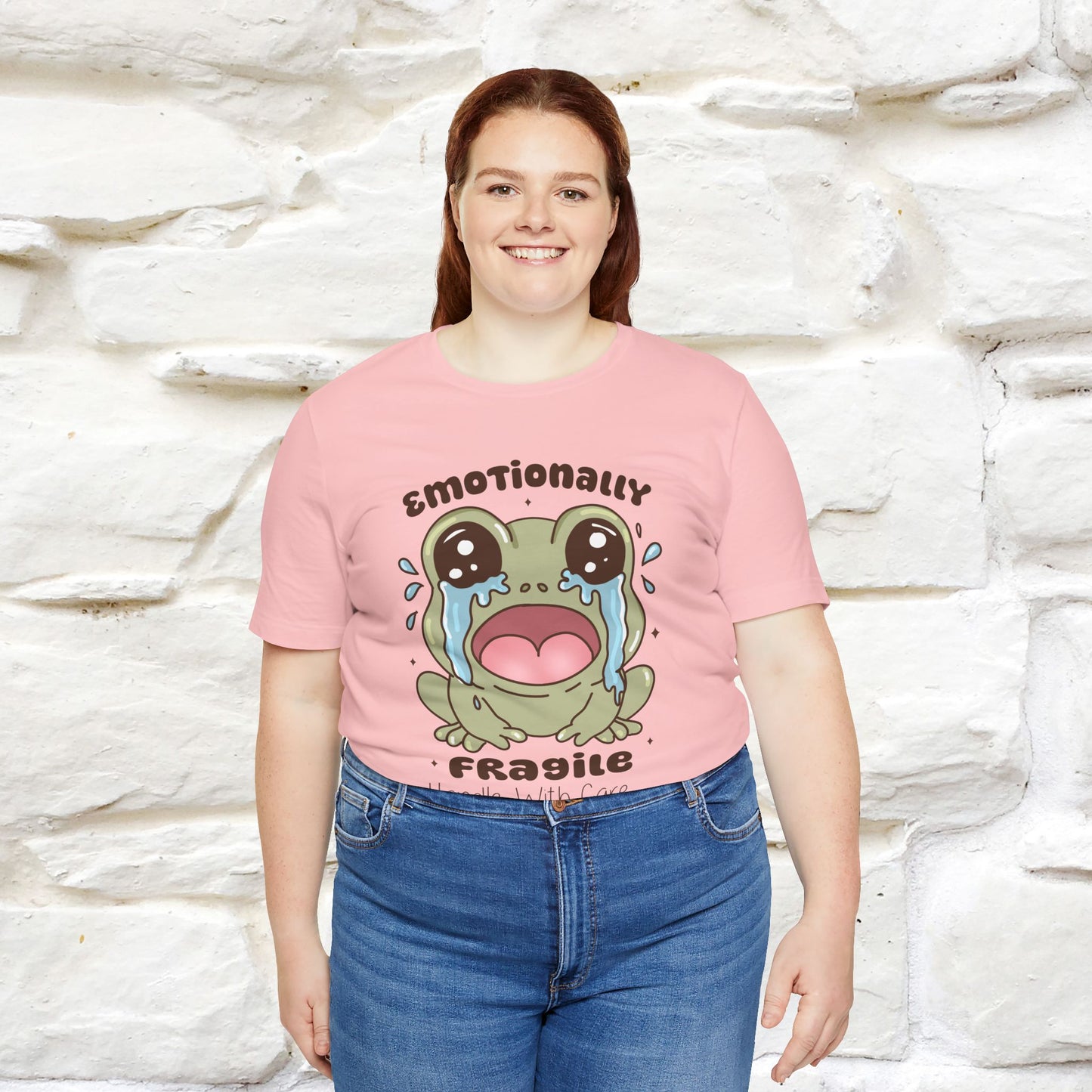 "Emotionally Fragile Handle With Care " Funny T-shirt |Nunu&Miao Studio - Nunu&Miao Studio