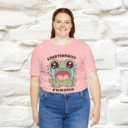 "Emotionally Fragile Handle With Care " Funny T-shirt |Nunu&Miao Studio - Nunu&Miao Studio