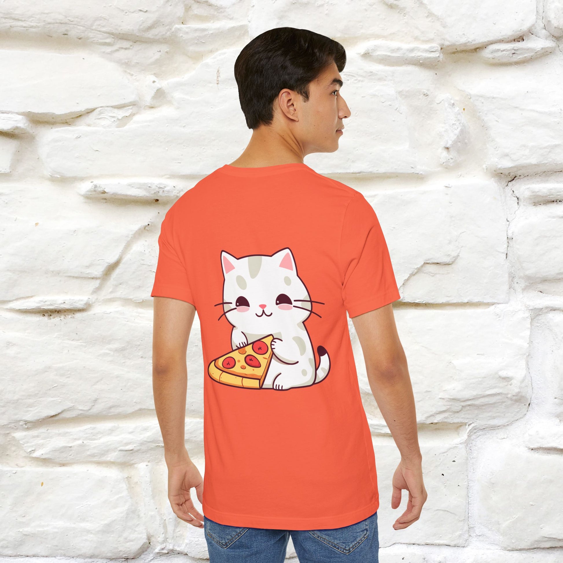 "I Love Pizza"| Cat T-shirt | Nunu&Miao Studio - Nunu&Miao Studio