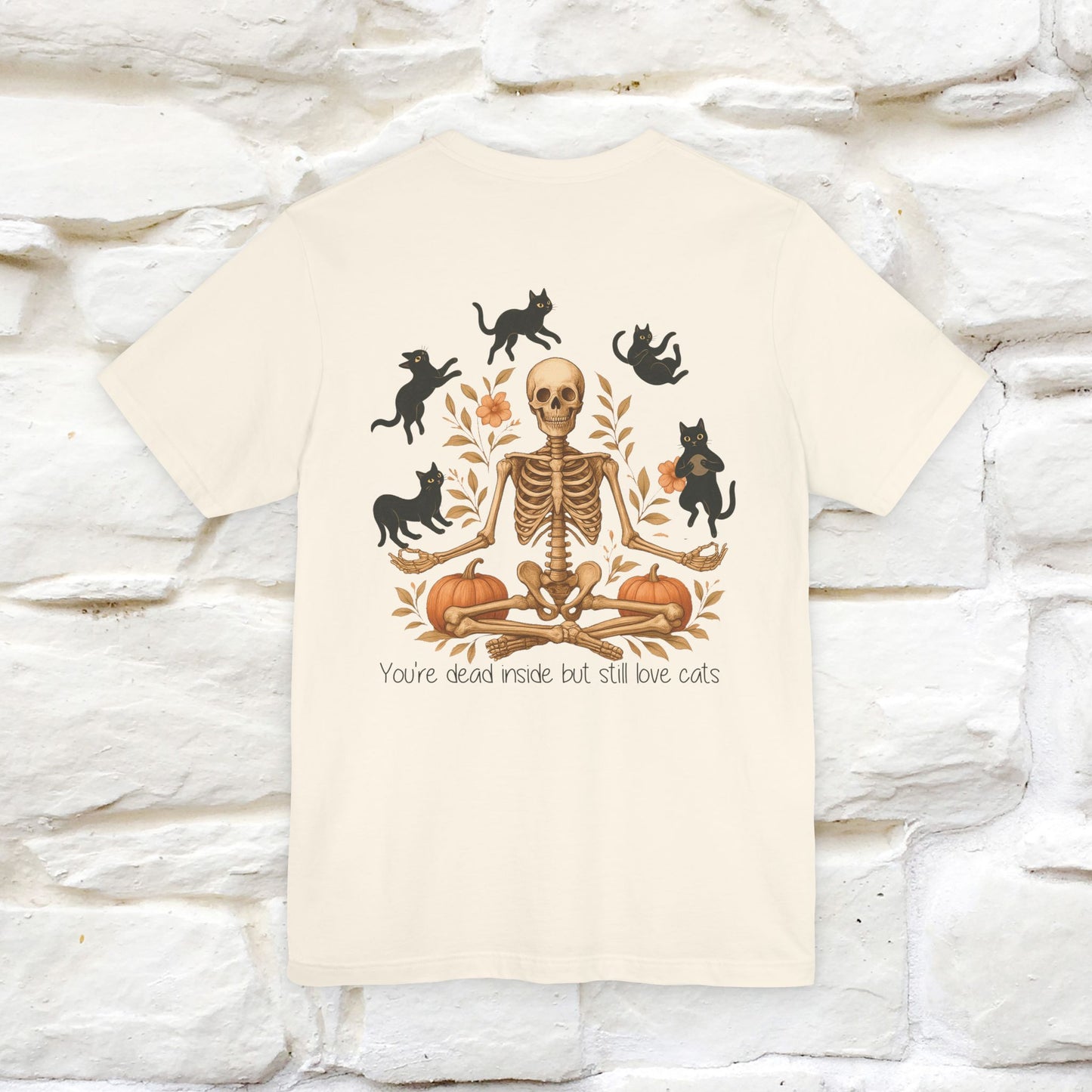 "You're Dead Inside But Still Love Cats " Halloween Cat T-shirt |Nunu&Miao Studio - Nunu&Miao Studio