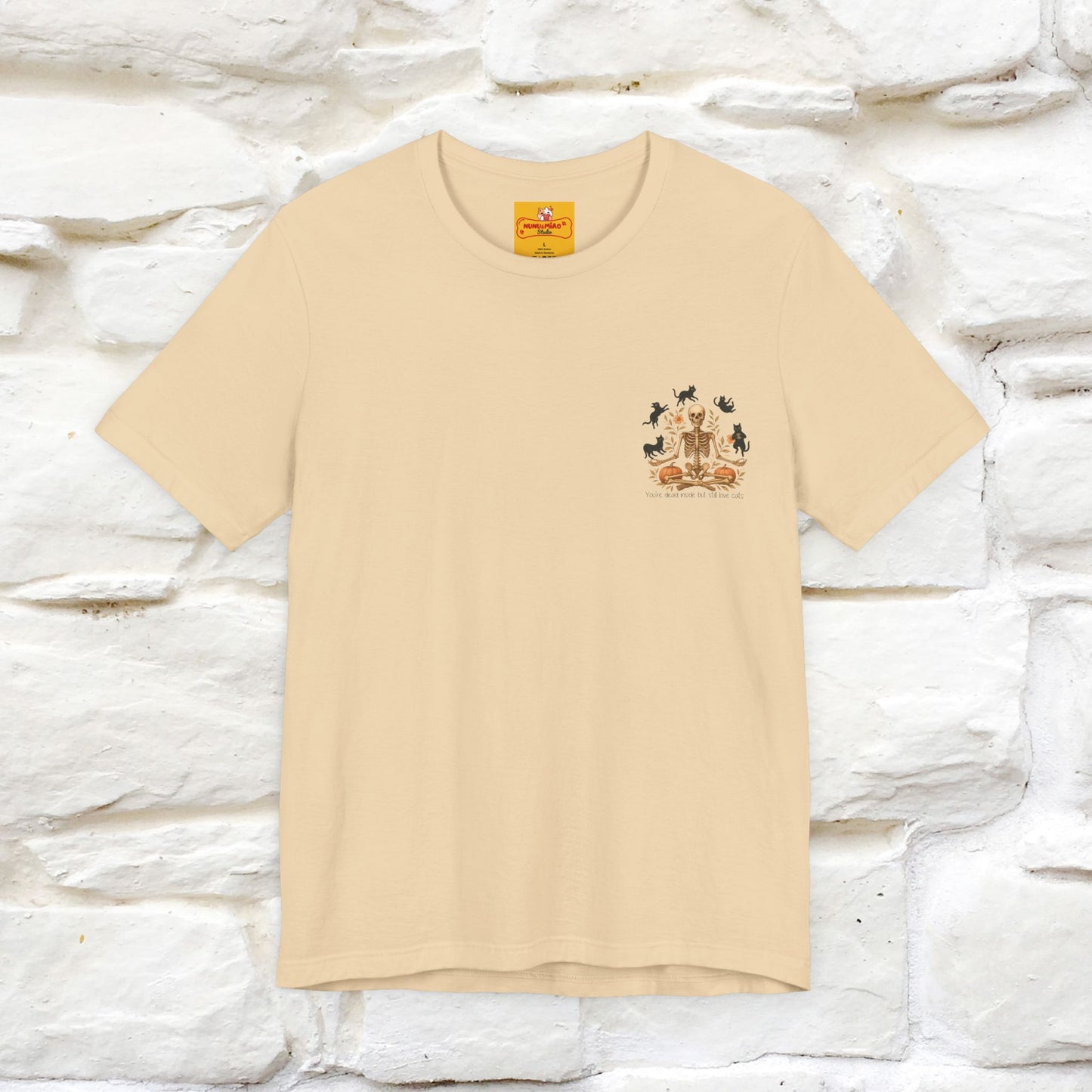 "You're Dead Inside But Still Love Cats " Halloween Cat T-shirt |Nunu&Miao Studio - Nunu&Miao Studio