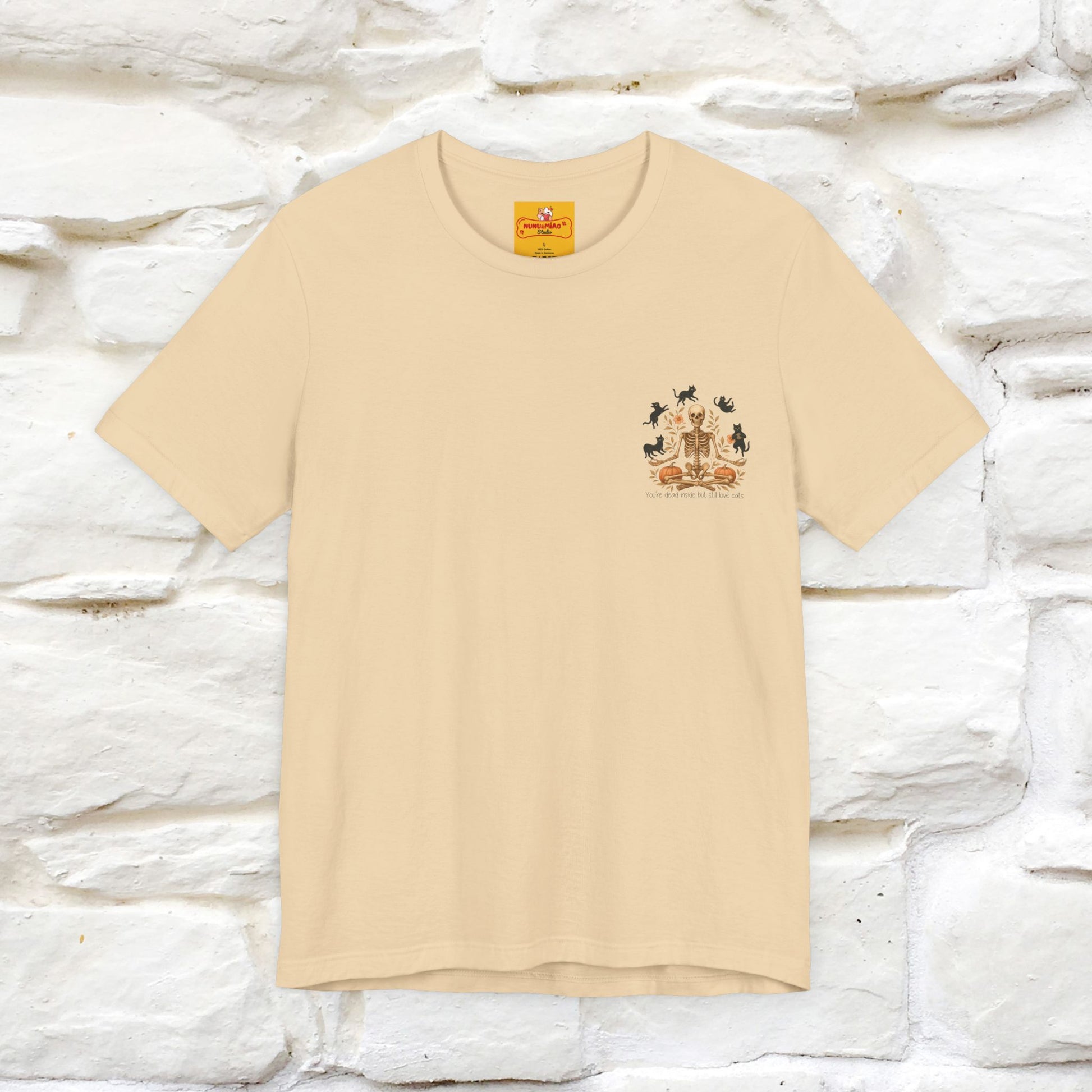 "You're Dead Inside But Still Love Cats " Halloween Cat T-shirt |Nunu&Miao Studio - Nunu&Miao Studio