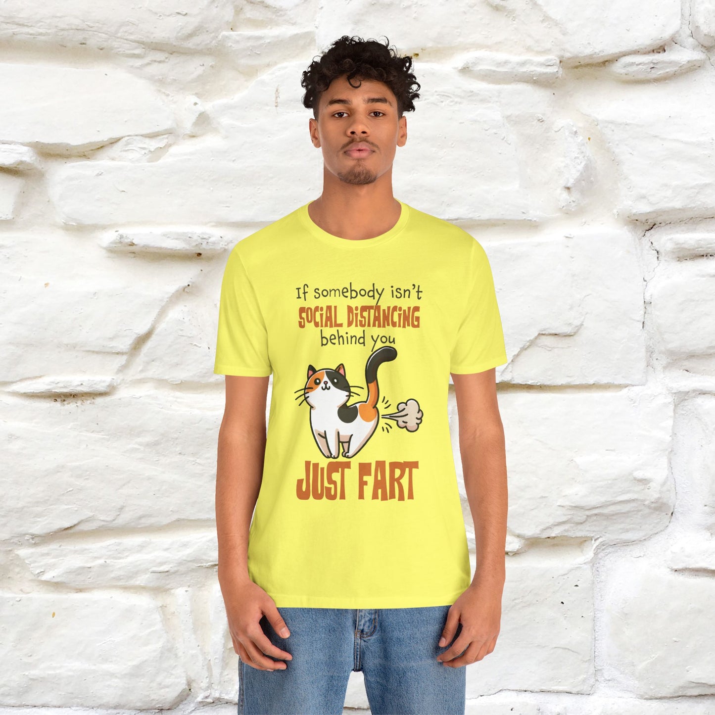 ''If Somebody Isn't Socila Distancing ...'' | Cat T-Shirt  | Nunu&Miao Studio - Nunu&Miao Studio