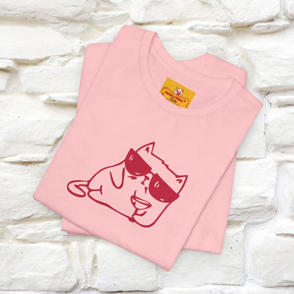 "I’m Happy, Which Often Looks Like Crazy" Cat T-Shirt| Front & Back Design | Nunu&Miao Studio - Nunu&Miao Studio