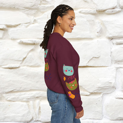''Catnaval'' |Cat Sweatshirt | Nunu&Miao Studio