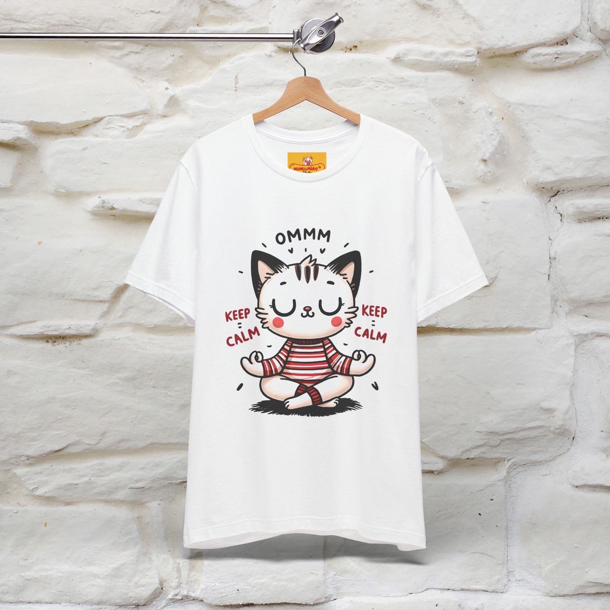 Ommm, Keep Calm | Relaxed Cat Shirt for Men & Women | 100% Cotton* - Nunu&Miao Studio