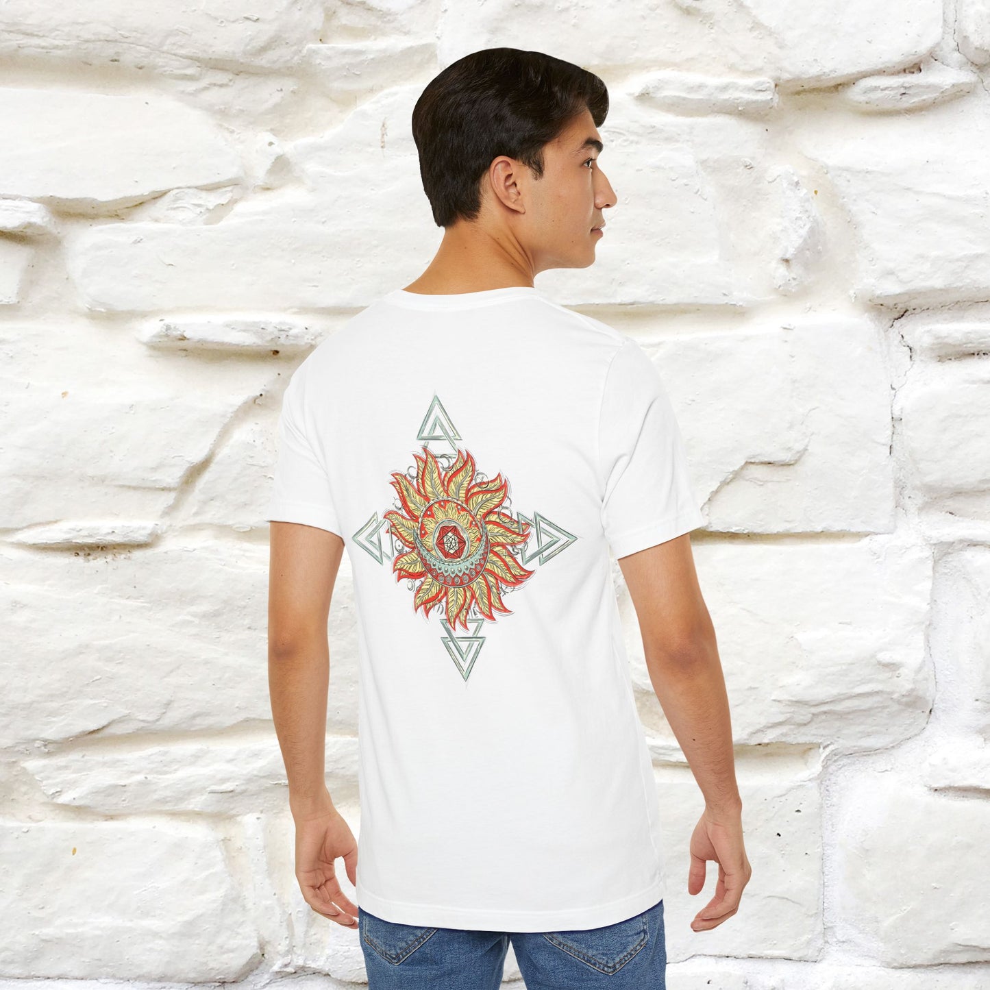 "The Third Eye'' Cat T-Shirt Front and Back Design | Nunu&Miao Studio - Nunu&Miao Studio