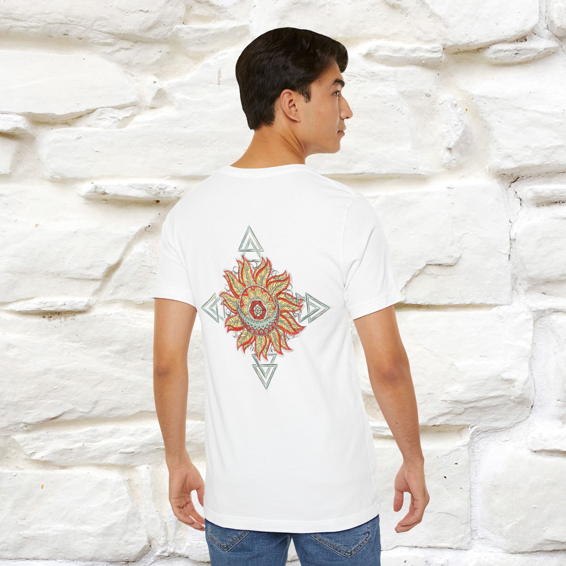 "The Third Eye'' Cat T-Shirt Front and Back Design | Nunu&Miao Studio - Nunu&Miao Studio