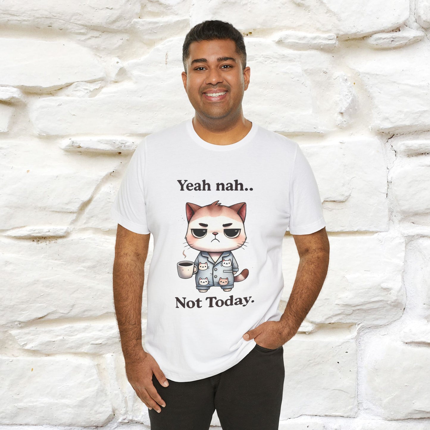"Yeah Nah ... Not Today." |Funny Cat T-Shirt | Nunu&Miao Studio