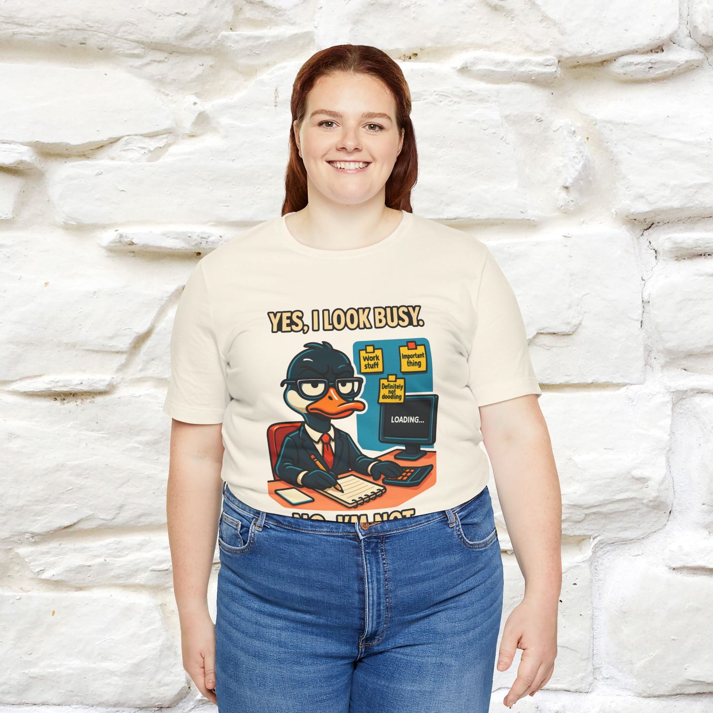 ''Yes, I Look Busy. No I'm Not.''|  Sarcastic Cat T-Shirt | Nunu&Miao Studio