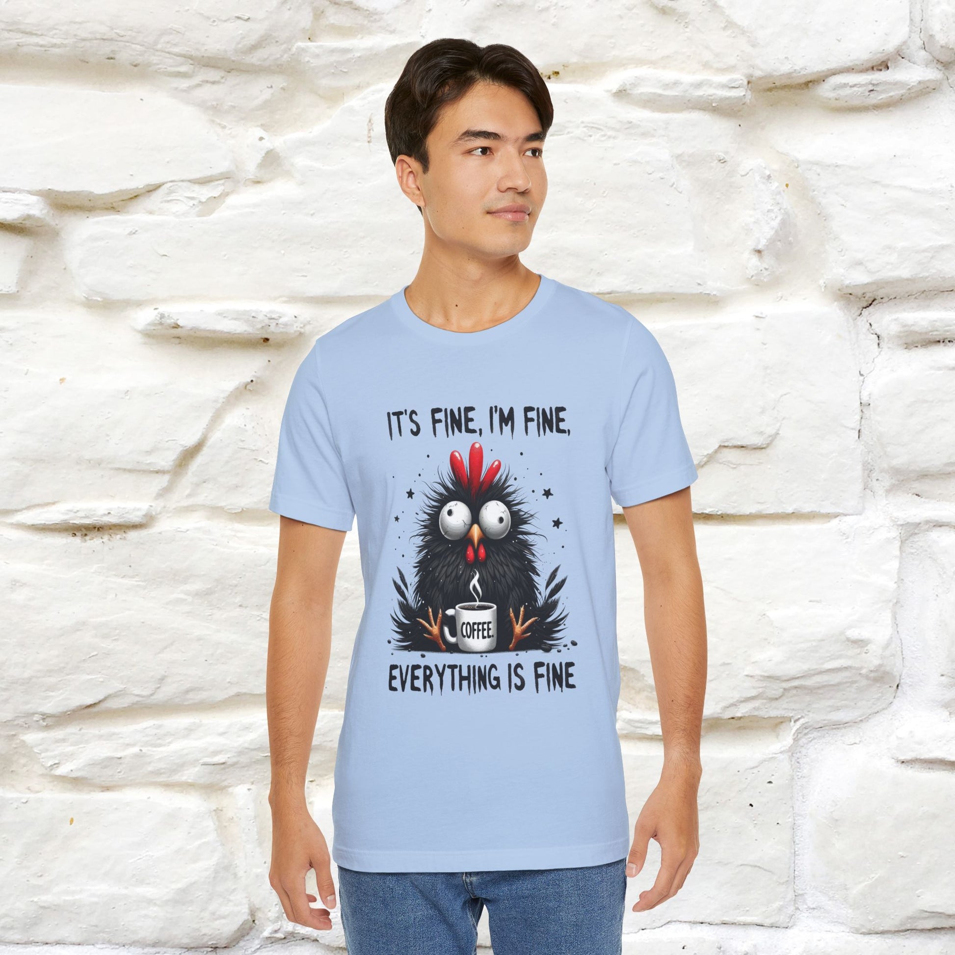 "Everything Is Fine" |Funny T-Shirt | Nunu&Miao Studio - Nunu&Miao Studio