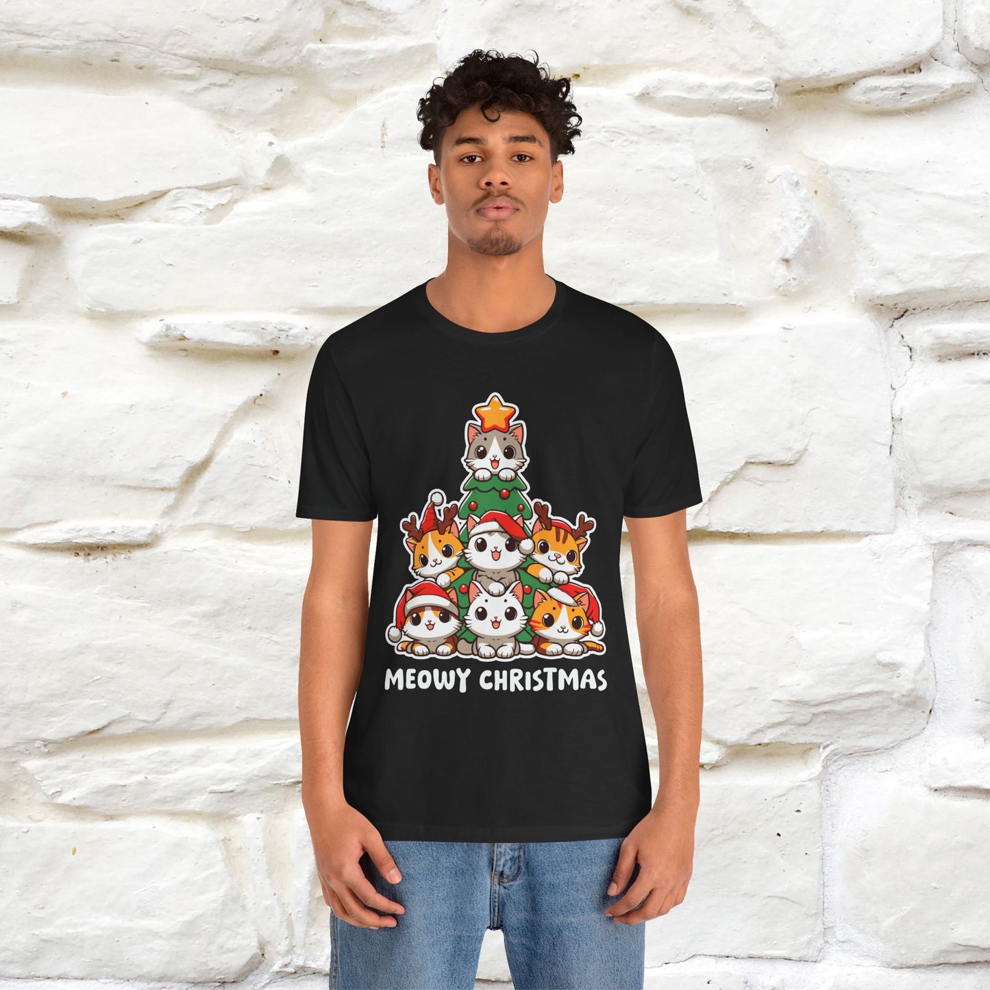 “Meowy Christmas” | Cat T-Shirt | Nunu&Miao Studio