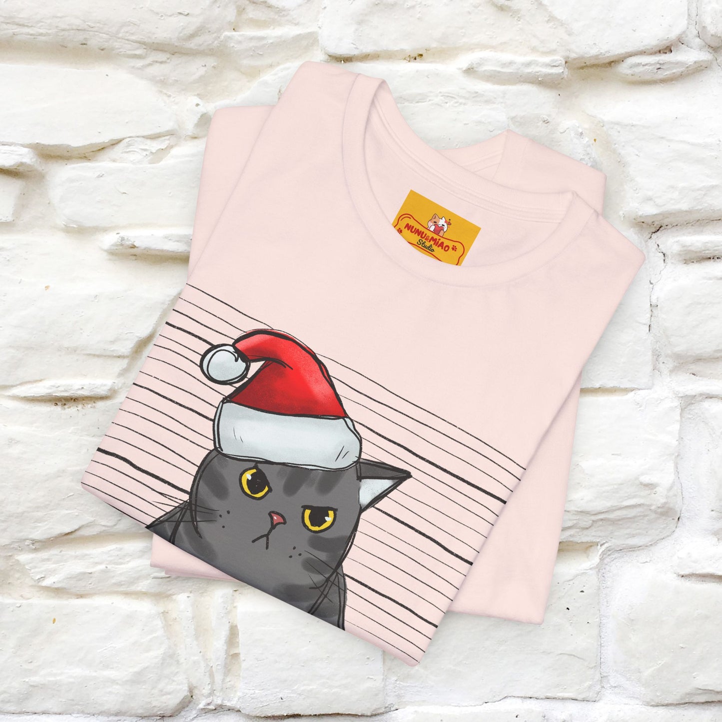 "I Knocked Over The Christmas Tree " |Funny Cat T-Shirt | Nunu&Miao Studio