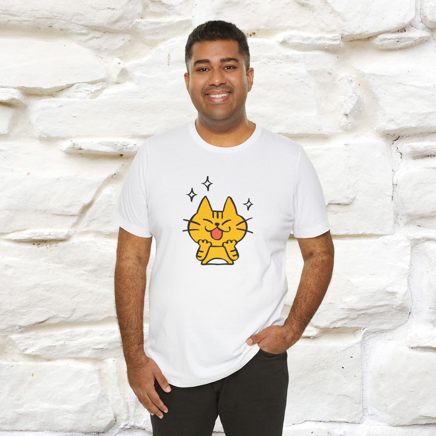 ""It's A Good Day" Cat T-Shirt| Front & Back Design | Nunu&Miao Studio - Nunu&Miao Studio
