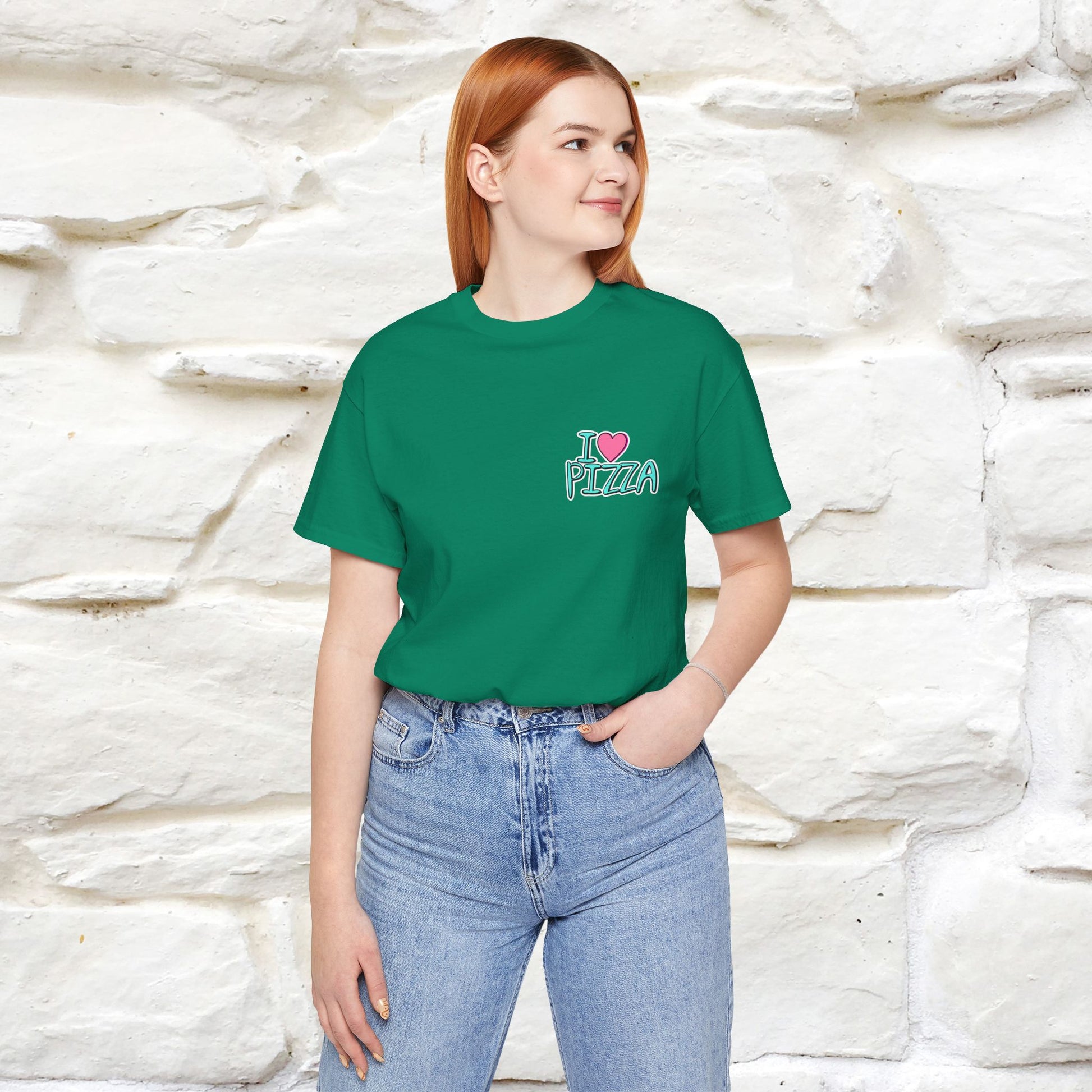 "I Love Pizza"| Cat T-shirt | Nunu&Miao Studio - Nunu&Miao Studio