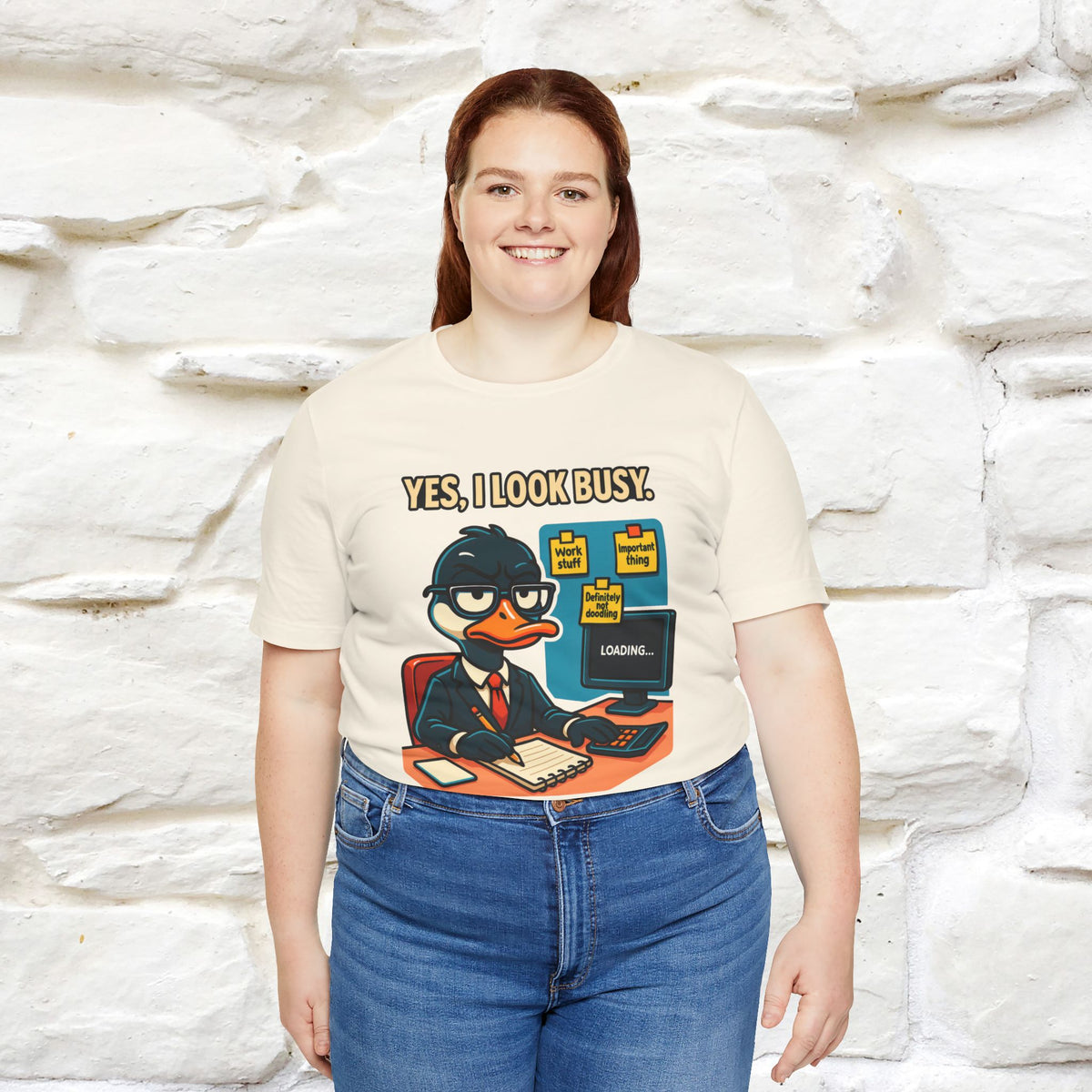 ''Yes, I Look Busy. No I'm Not.''|  Sarcastic Cat T-Shirt | Nunu&Miao Studio