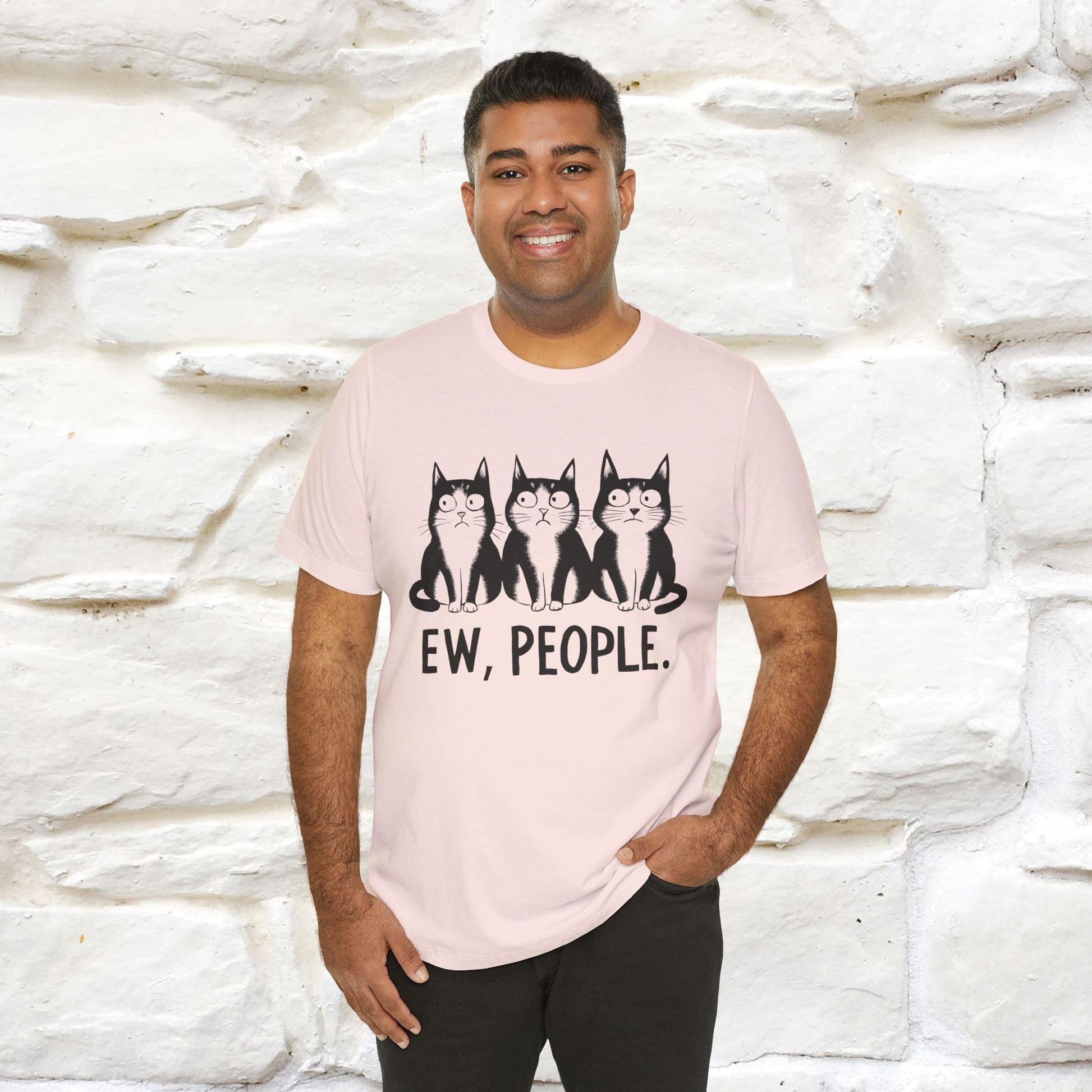 Ew, People | Funny Cat T-Shirt | Nunu&Miao Studio - Nunu&Miao Studio