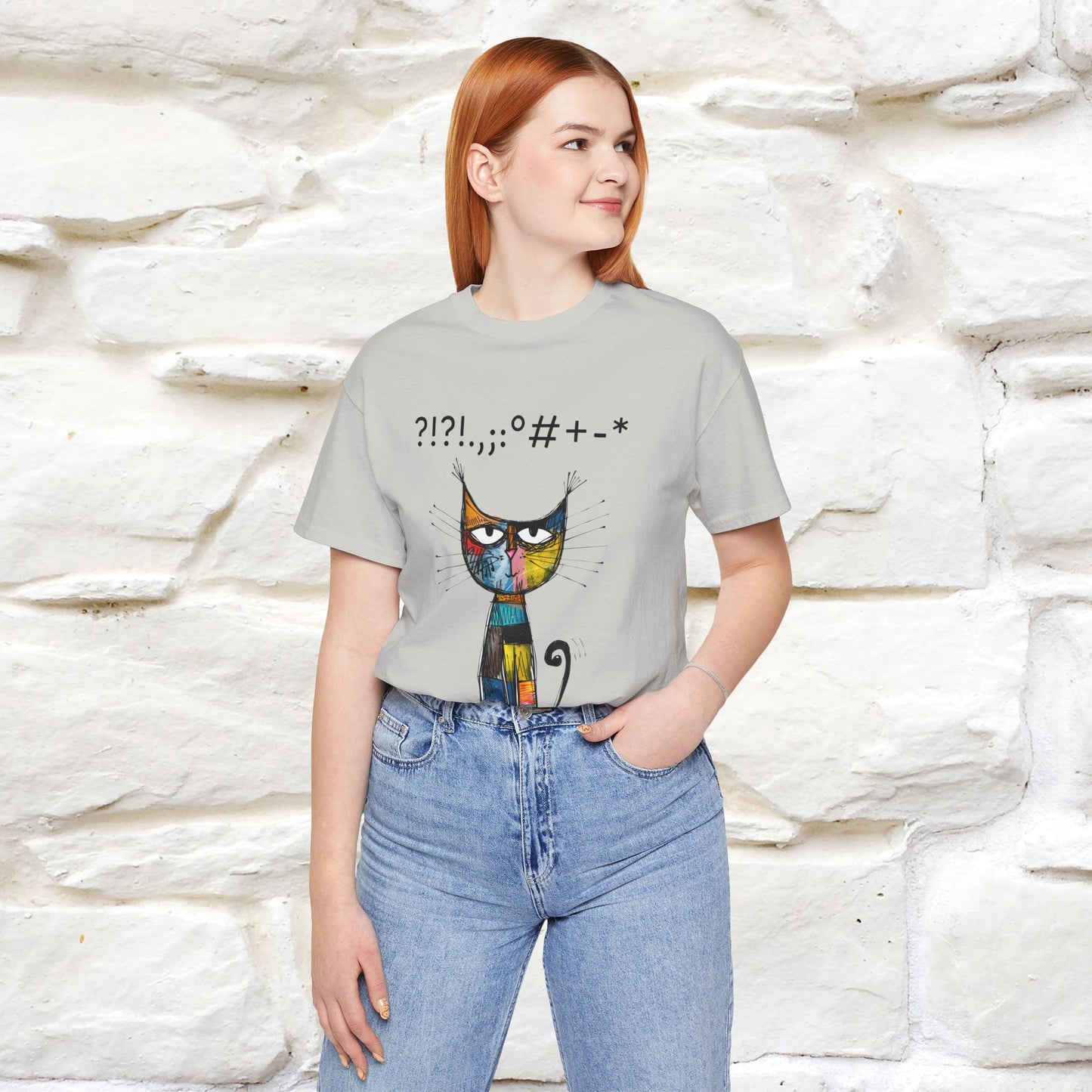 "Enigma" Cat T-shirt |Nunu&Miao Studio - Nunu&Miao Studio