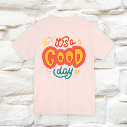""It's A Good Day" Cat T-Shirt| Front & Back Design | Nunu&Miao Studio - Nunu&Miao Studio