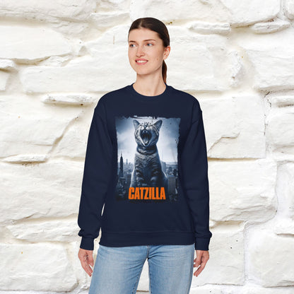 "Catzilla'' |Cat Sweatshirt | Nunu&Miao Studio
