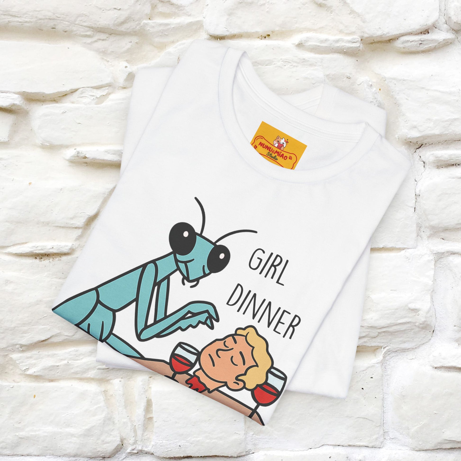 "Girl Dinner" Funny T-shirt |Nunu&Miao Studio - Nunu&Miao Studio