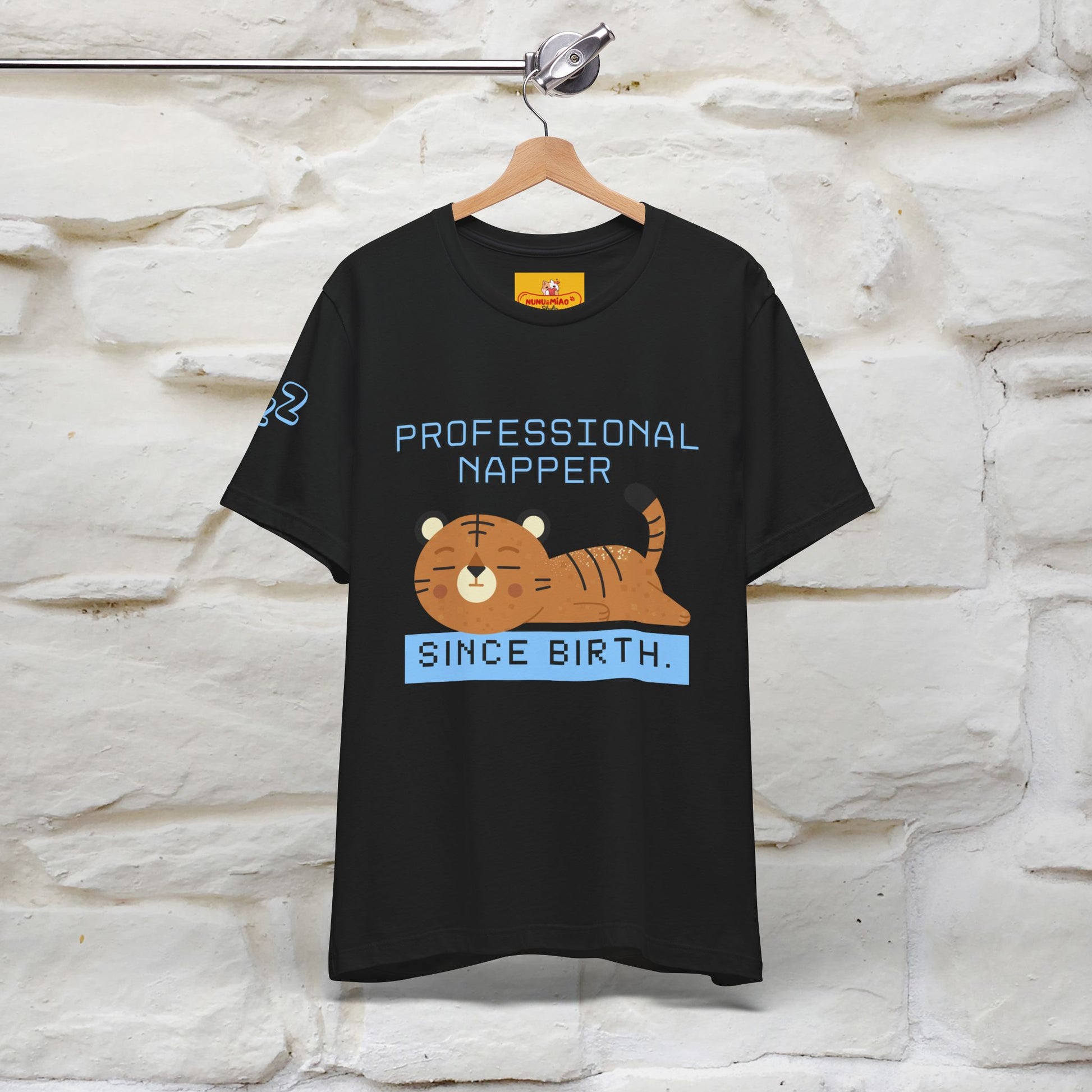 ''Professional napper since birth.''| CatT-Shirt | Nunu&Miao Studio - Nunu&Miao Studio