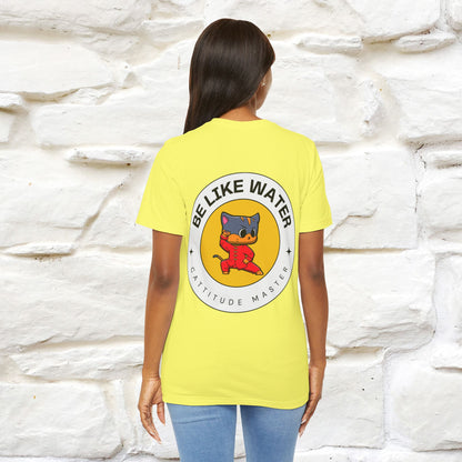 "Be Like Water: Cattitude Master | Cat T-Shirt |Nunu&Miao Studio - Nunu&Miao Studio
