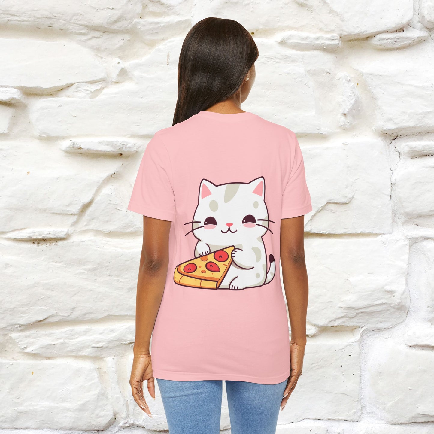 "I Love Pizza"| Cat T-shirt | Nunu&Miao Studio - Nunu&Miao Studio