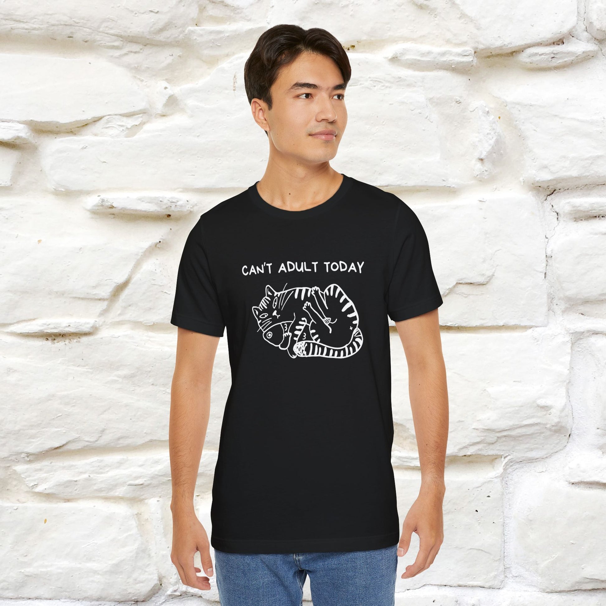 "Can't Adult Today" |Cat T-Shirt | Nunu&Miao Studio - Nunu&Miao Studio