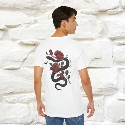 "The Rose and The Snake " Halloween T-shirt |Nunu&Miao Studio - Nunu&Miao Studio