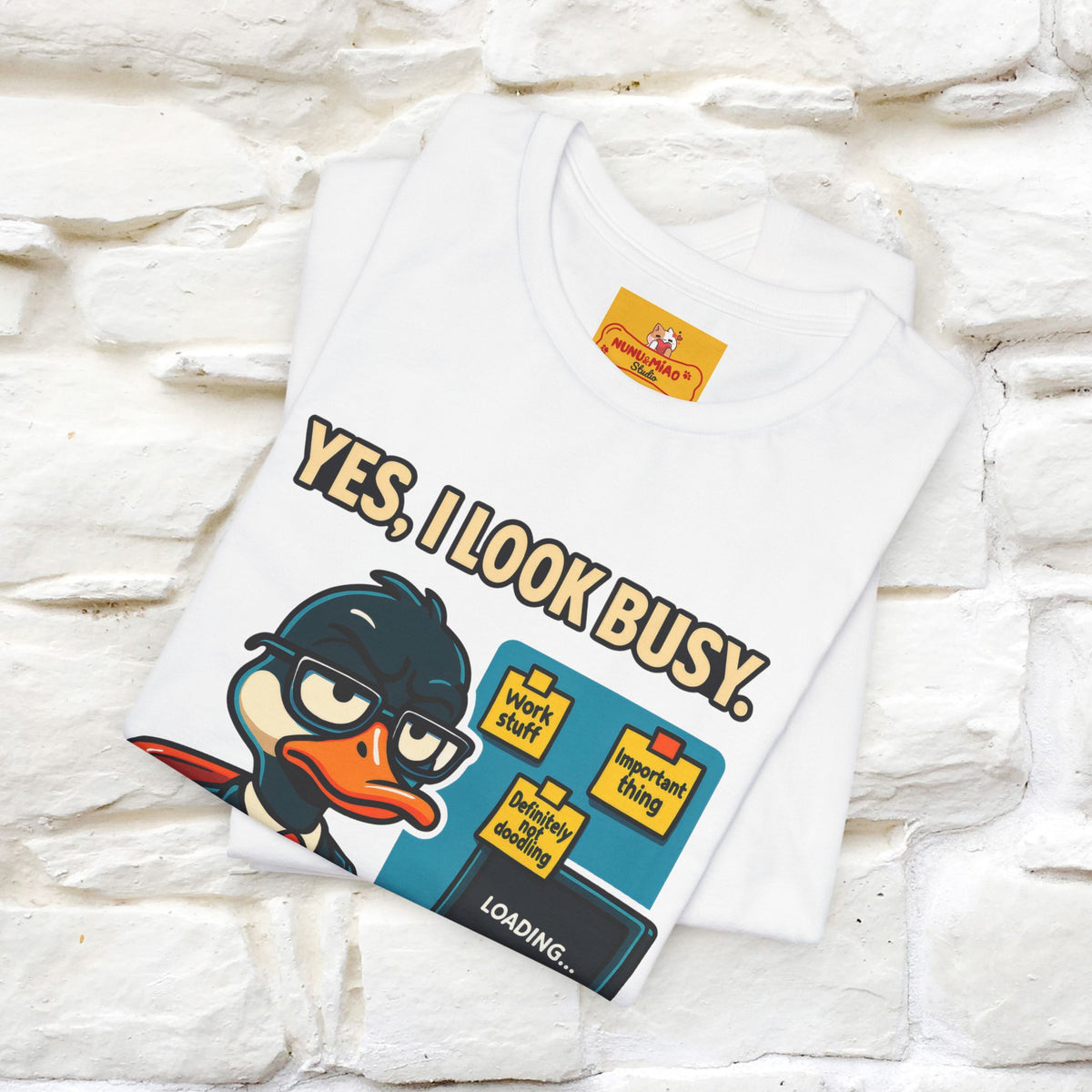 ''Yes, I Look Busy. No I'm Not.''|  Sarcastic Cat T-Shirt | Nunu&Miao Studio