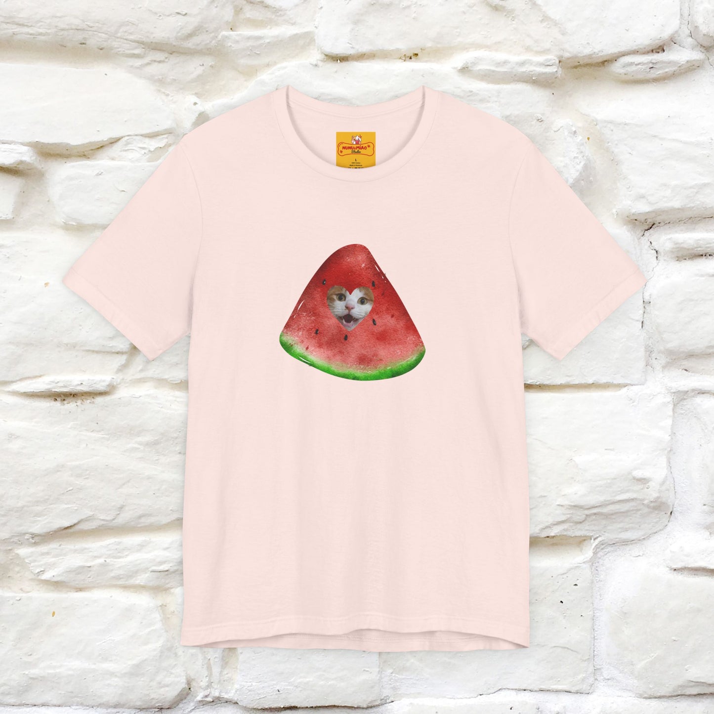 "Free Palestine" Cat T-shirt | Front & Back Design |Nunu&Miao Studio - Nunu&Miao Studio