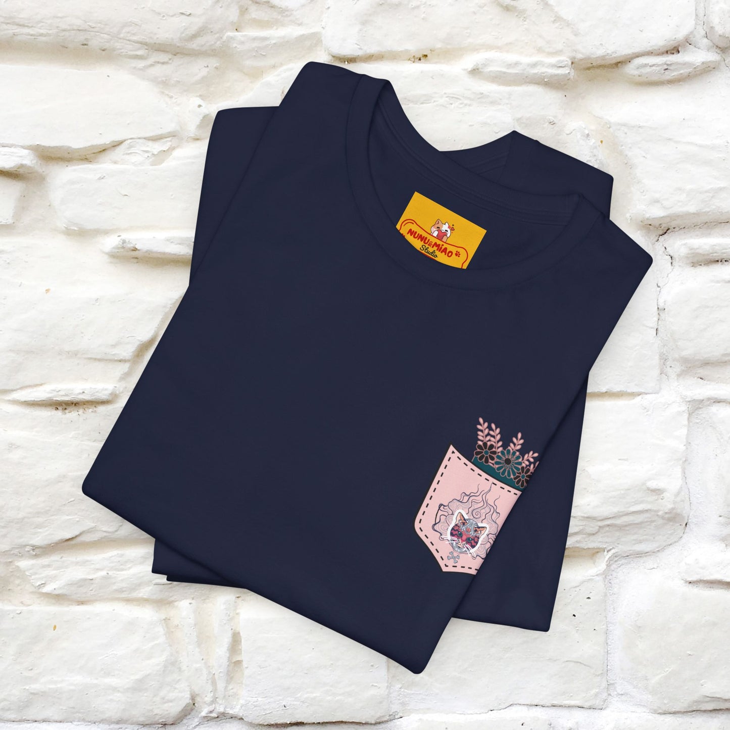 ''Air Fire Cat'' | Cat T-Shirt Front and Back Design | Nunu&Miao Studio - Nunu&Miao Studio