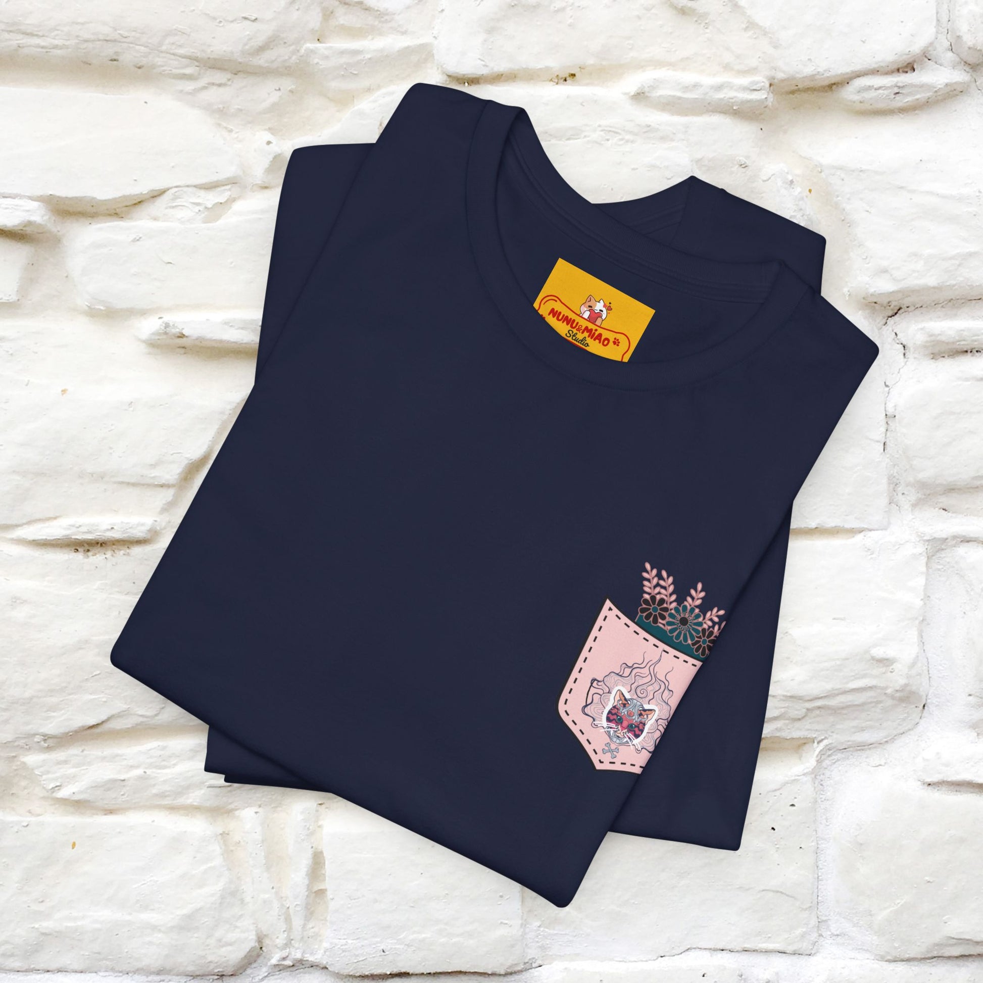 ''Air Fire Cat'' | Cat T-Shirt Front and Back Design | Nunu&Miao Studio - Nunu&Miao Studio