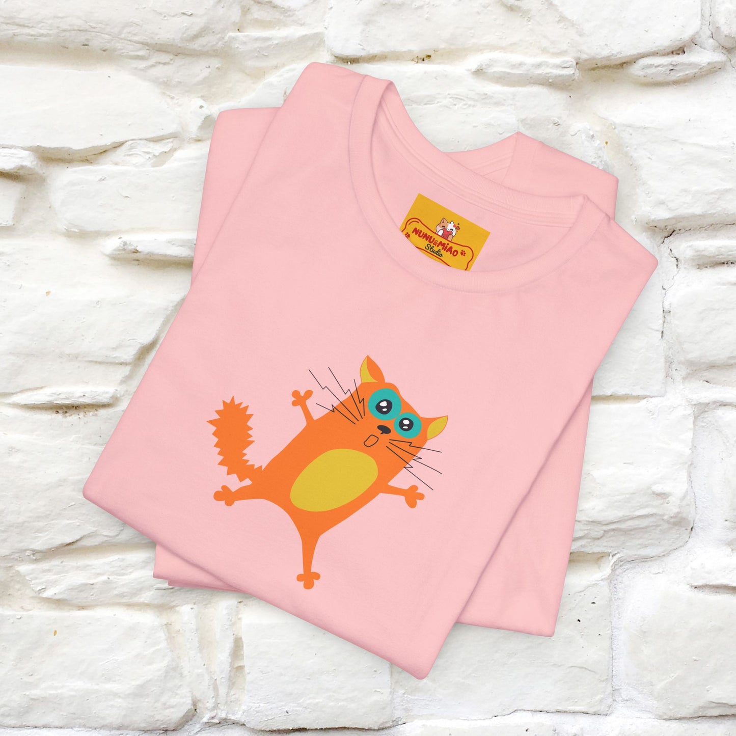 "It Always Seems Impossible Until It’s Done" Cat T-Shirt| Front & Back Design | Nunu&Miao Studio - Nunu&Miao Studio