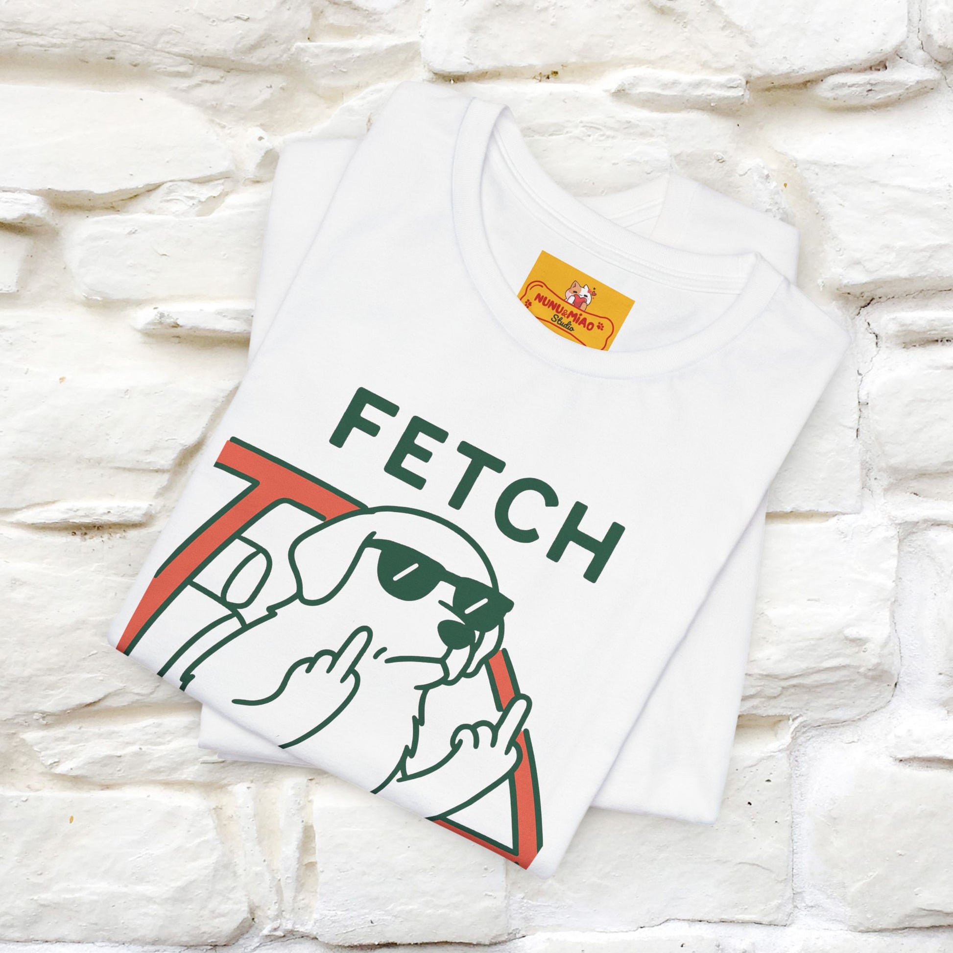 "Fetch This" Funny Dog T-shirt |Nunu&Miao Studio - Nunu&Miao Studio
