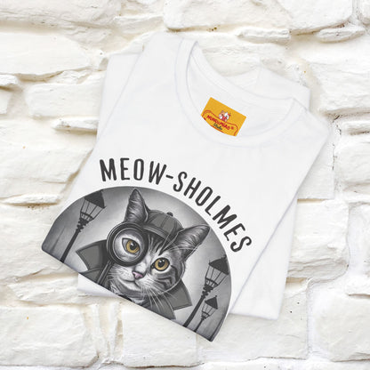 ''Meow-Sholmes: The Case of the Missing Kibble'' | Detective Cat Tee | Nunu&Miao Studio - Nunu&Miao Studio