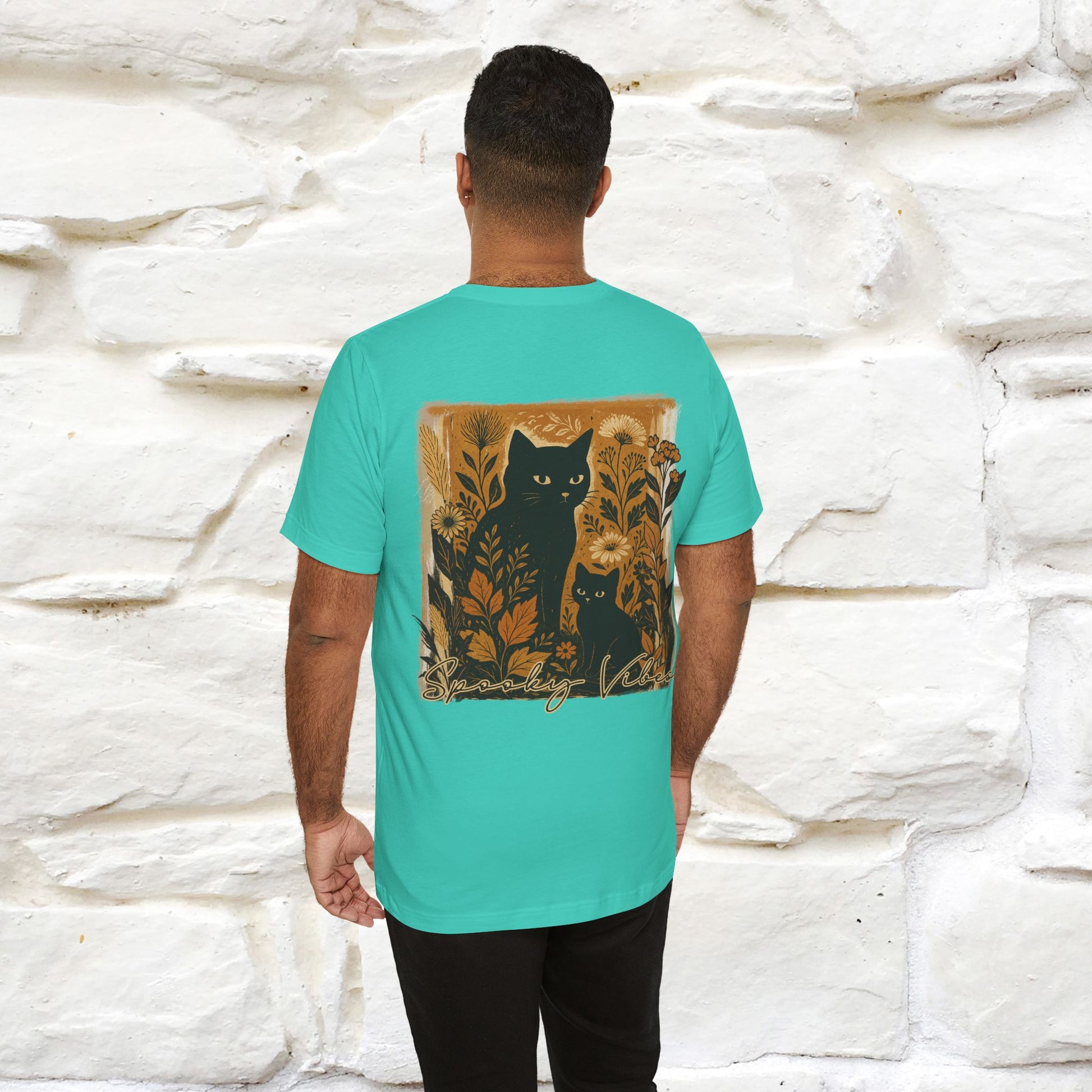 "Spooky Vibes" Cat T-shirt |Nunu&Miao Studio - Nunu&Miao Studio