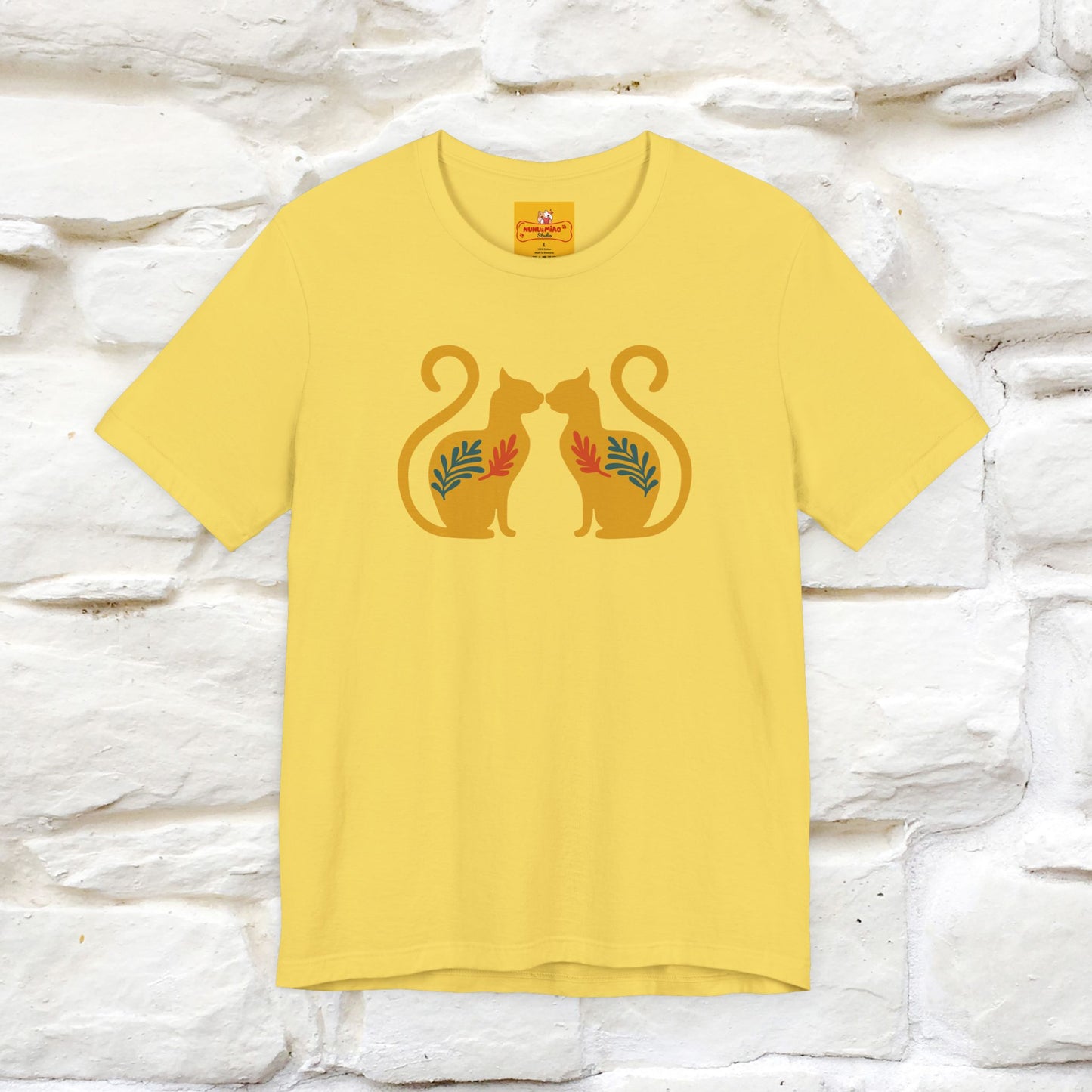 ''Power'' | Cat T-Shirt Front and Back Design | Nunu&Miao Studio - Nunu&Miao Studio