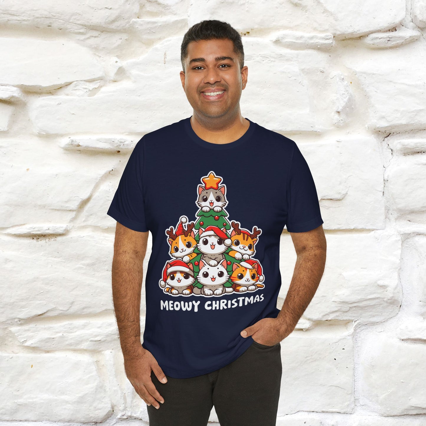 “Meowy Christmas” | Cat T-Shirt | Nunu&Miao Studio