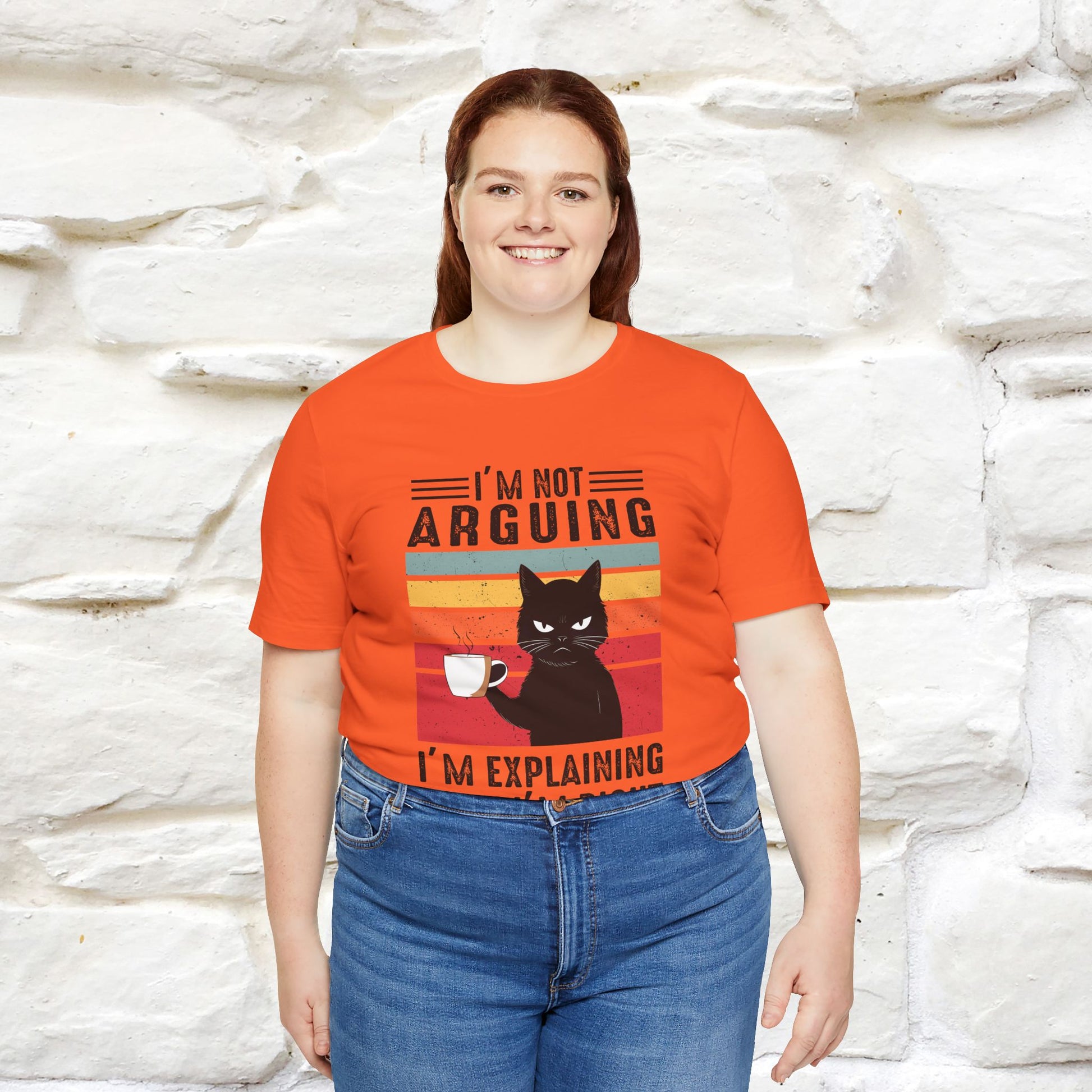 I’m Not Arguing, I’m Explaining Why I’m Right Cat T-Shirt  Nunu&Miao Studio - Nunu&Miao Studio