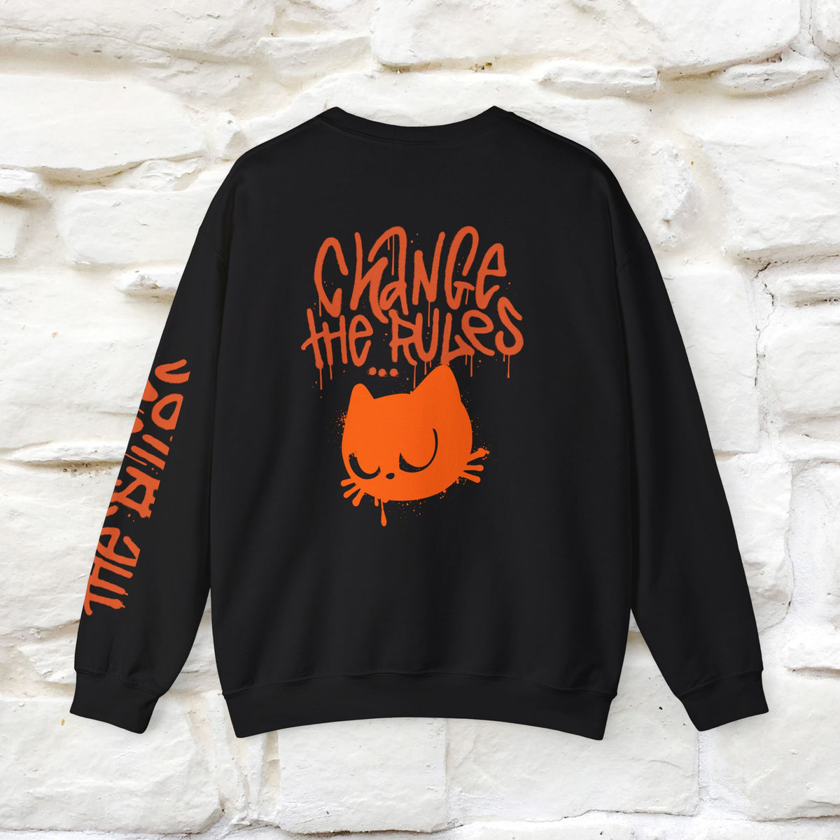 "Change The Rules'' |Cat Sweatshirt | Nunu&Miao Studio