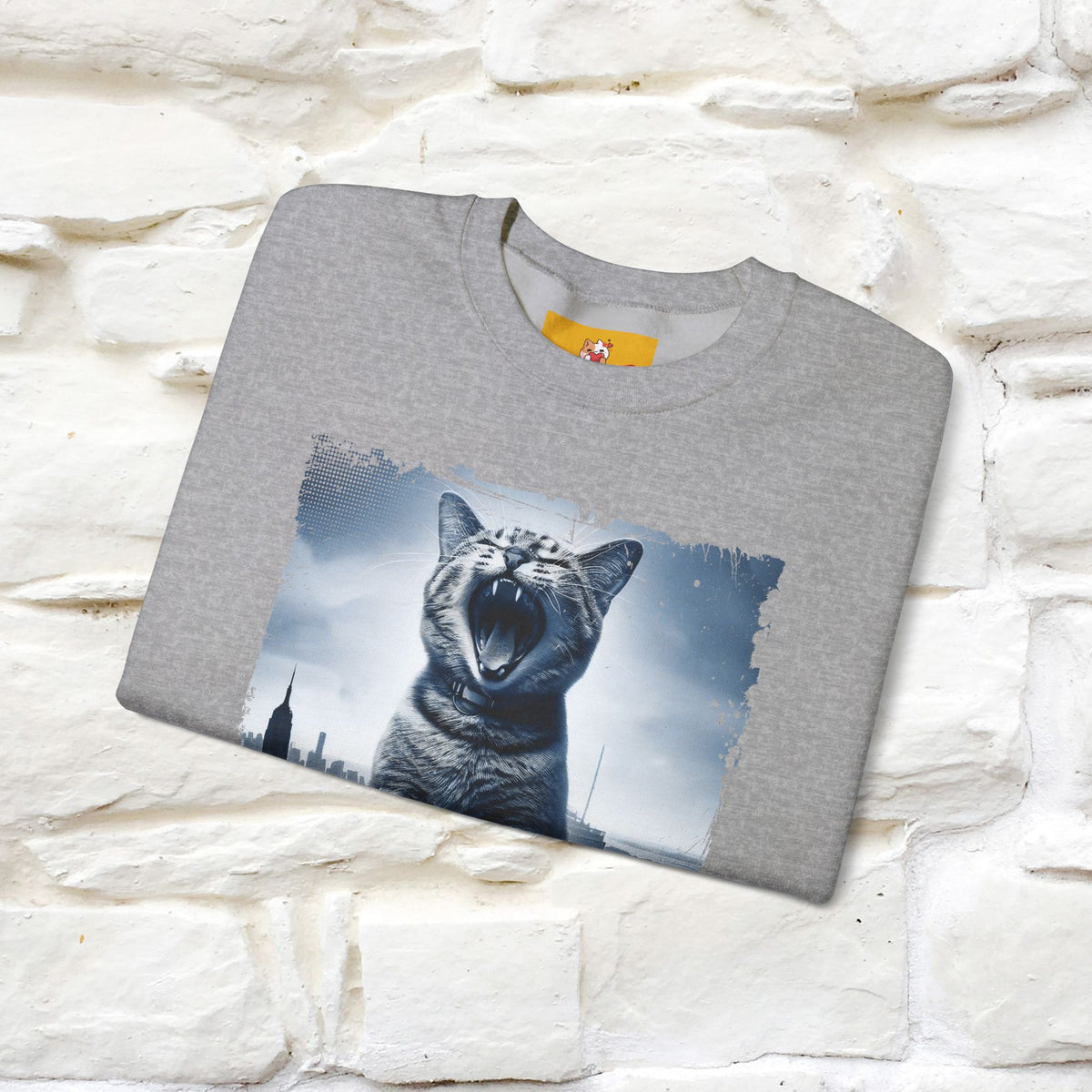 "Catzilla'' |Cat Sweatshirt | Nunu&Miao Studio
